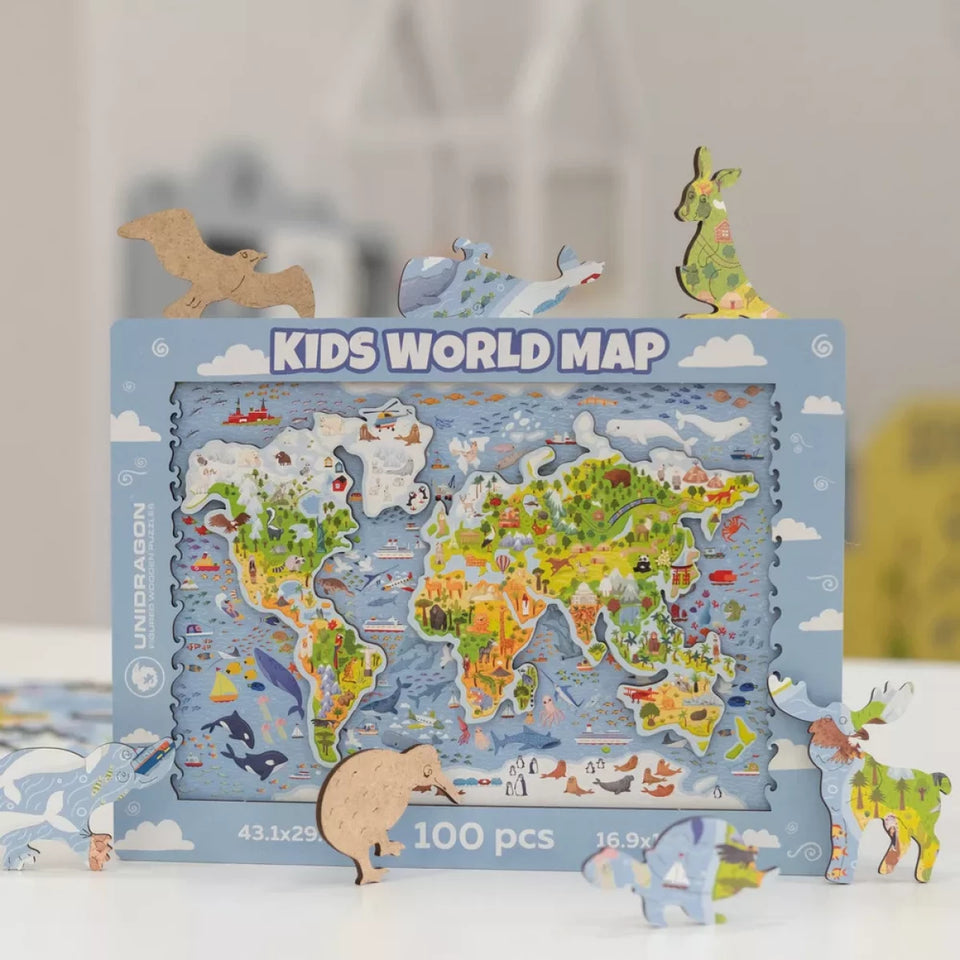 Kinder Puzzle UN186- UN187 + Maps #K5